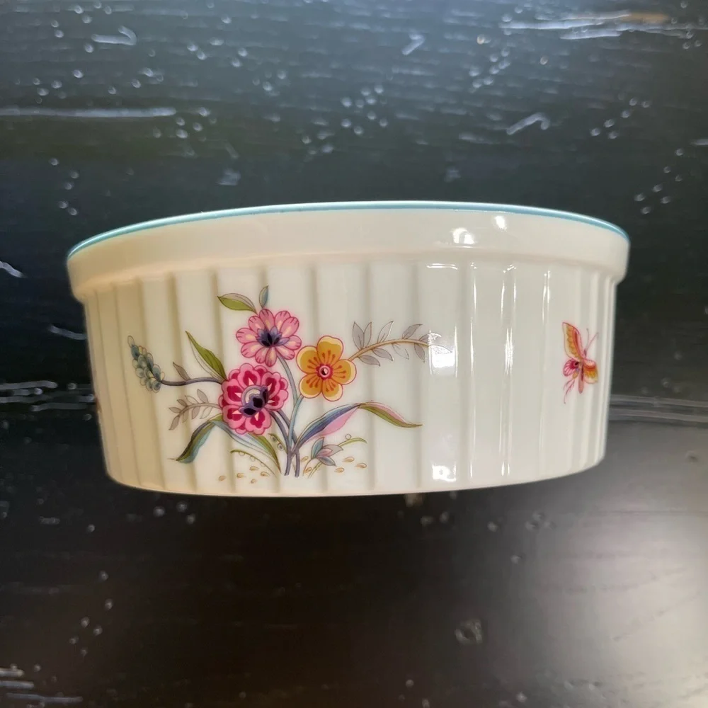 ANDREA BY SADEK JARDIN OVENWARE DISH. OVEN TO TABLE COOKWARE. 6 1/2” X 2 1/2”